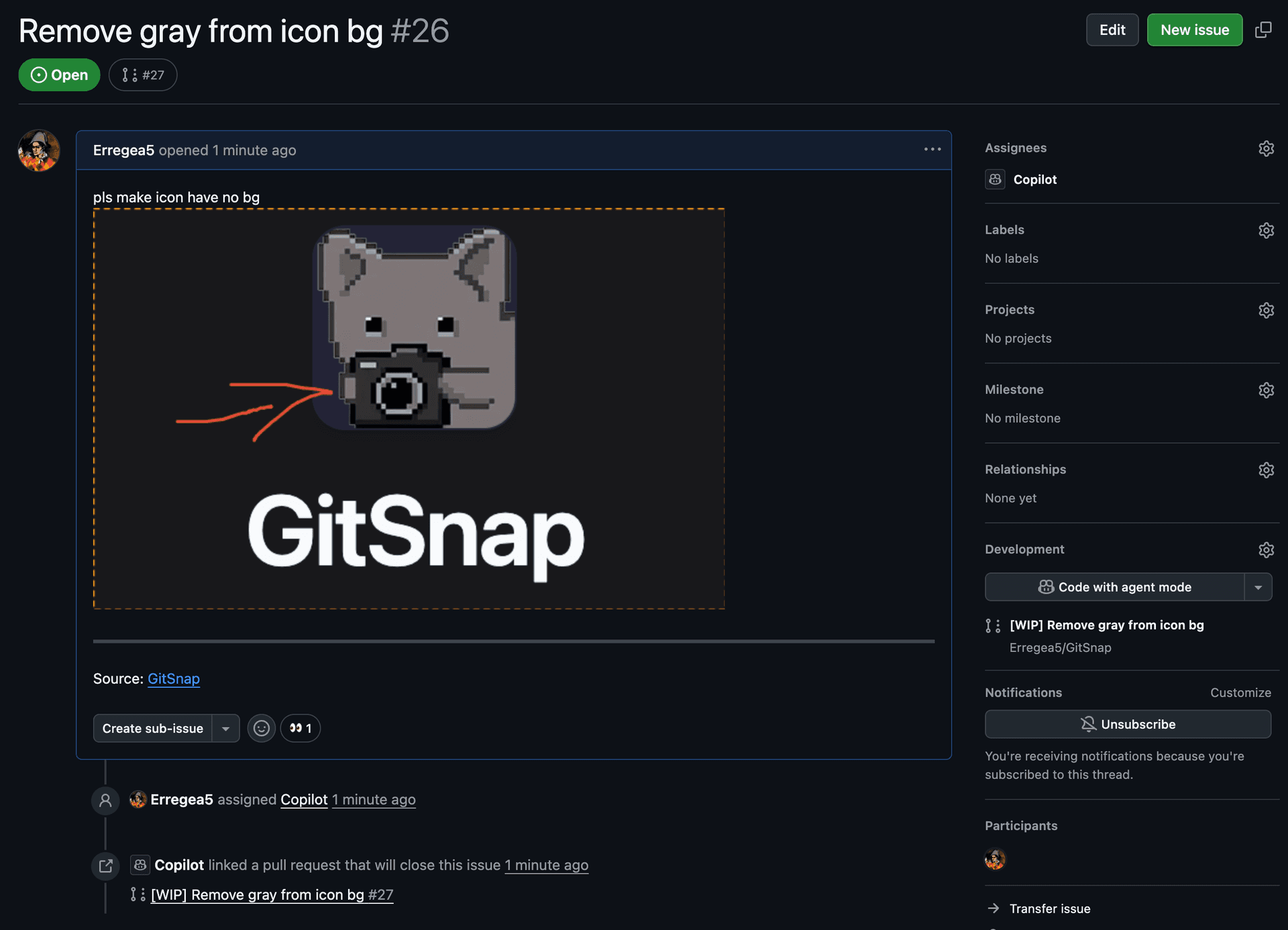GitHub Issue Demo